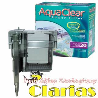 HAGEN AQUA CLEAR MINI 20 - Filtr zewnętrzny do akwarium